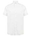 H517S Short Sleeve Slim Fit Oxford Shirt White colour image